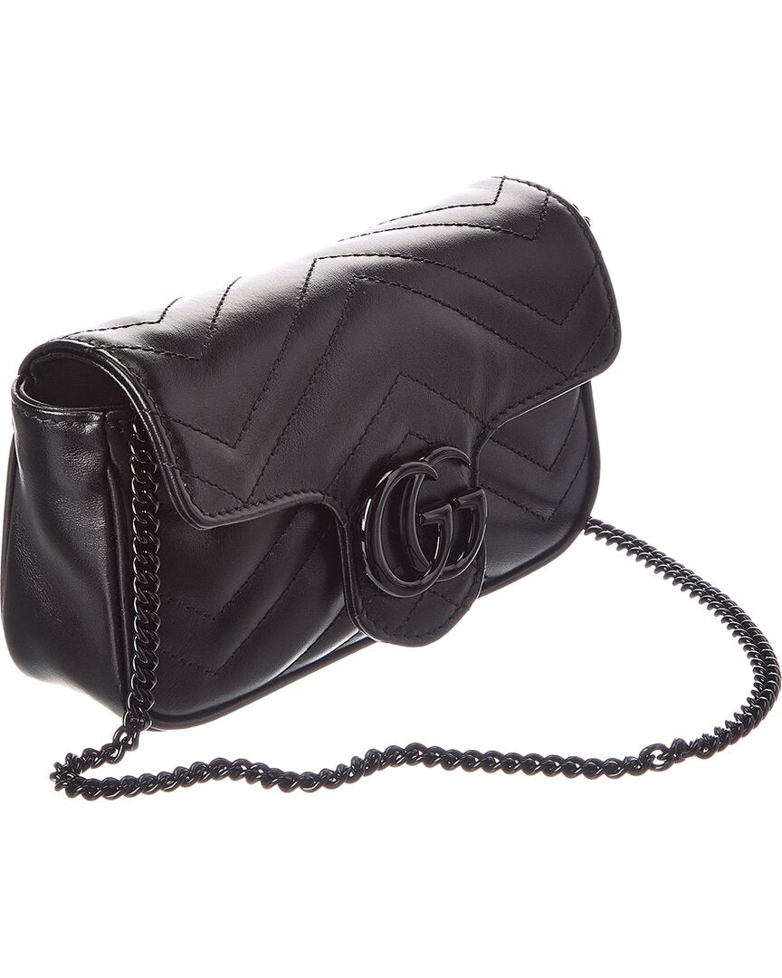 Gucci Gucci Gg Marmont Super Mini Matelasse Leather Shoulder Bag