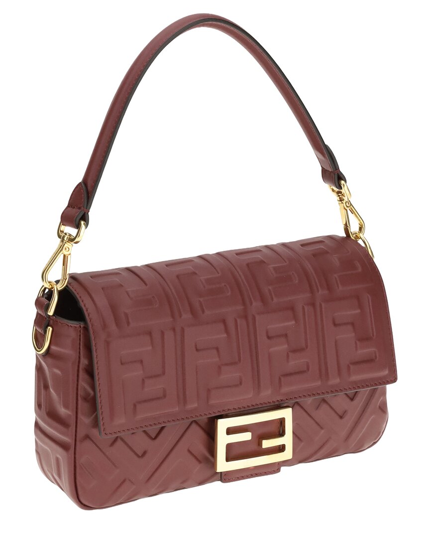 FENDI Fendi Baguette Leather Shoulder Bag
