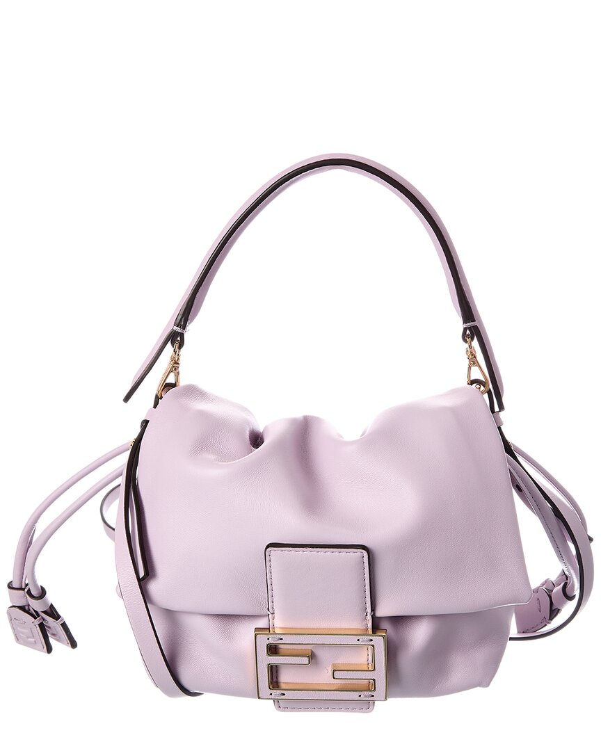 FENDI Fendi Mamma Baguette Small Leather Shoulder Bag