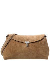 TOTEME Toteme T-Lock Suede Shoulder Bag