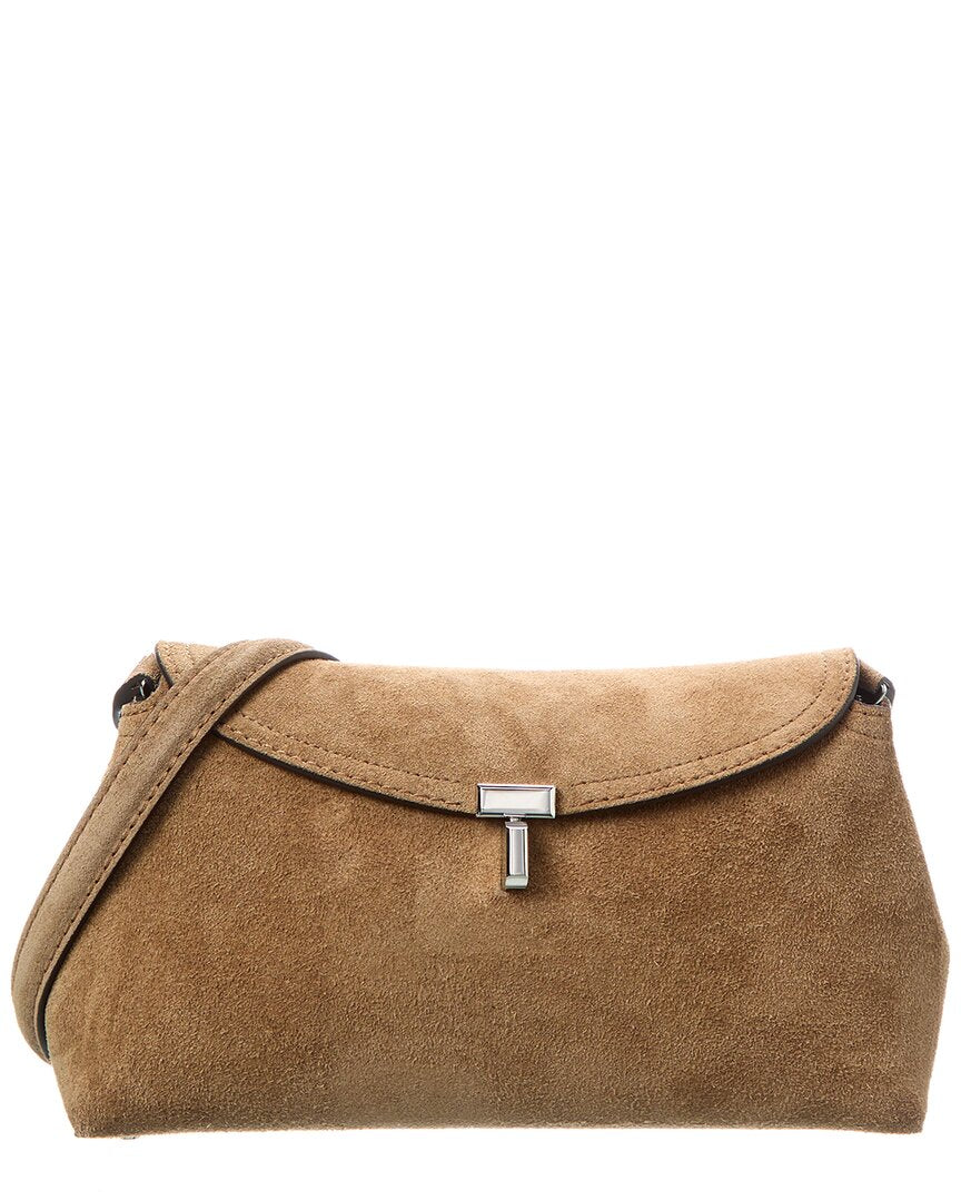 TOTEME Toteme T-Lock Suede Shoulder Bag