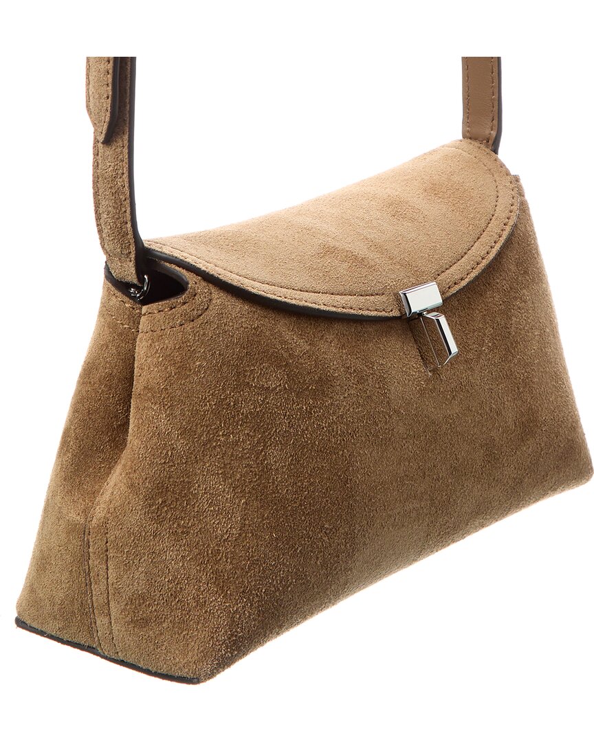 TOTEME Toteme T-Lock Suede Shoulder Bag