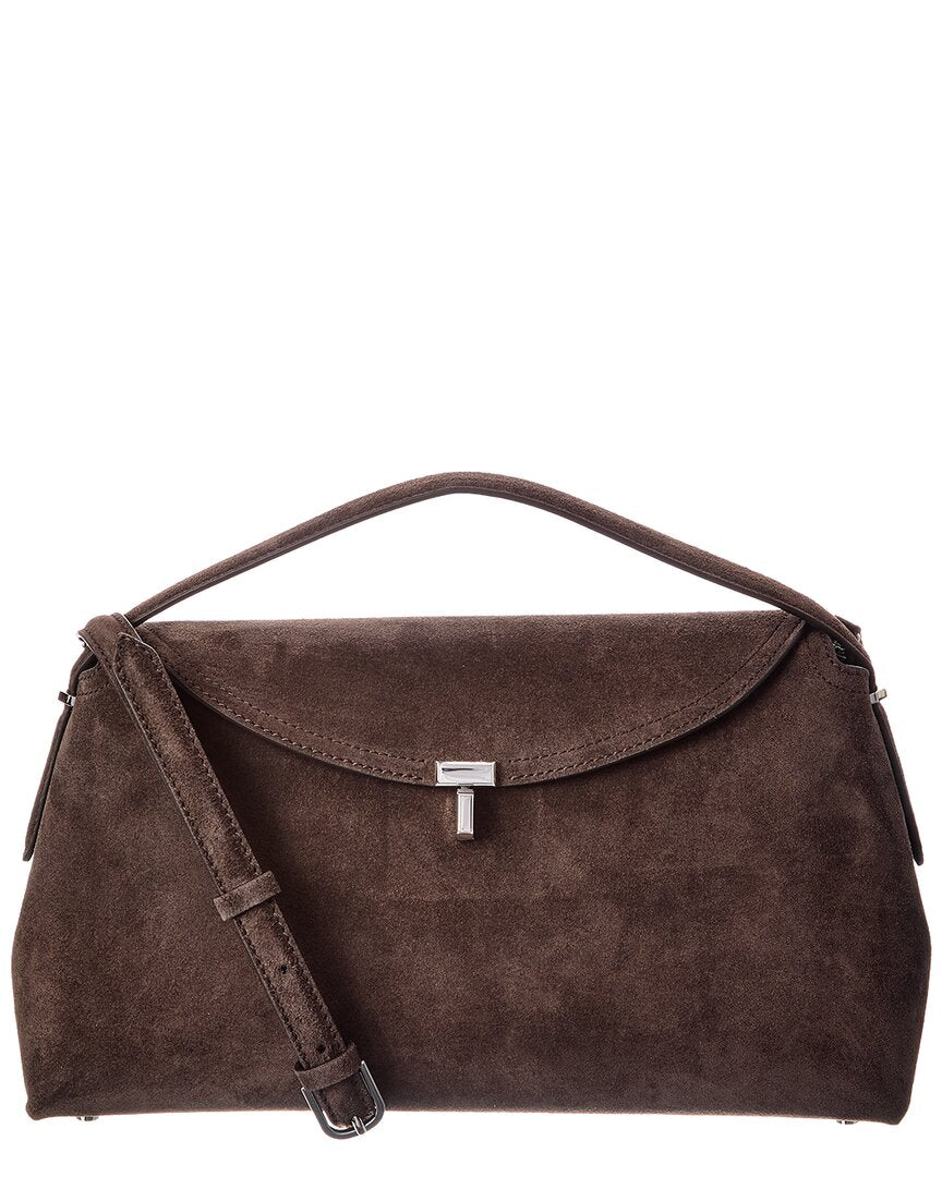 TOTEME Toteme T-Lock Suede Satchel