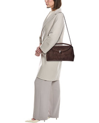 TOTEME Toteme T-Lock Suede Satchel