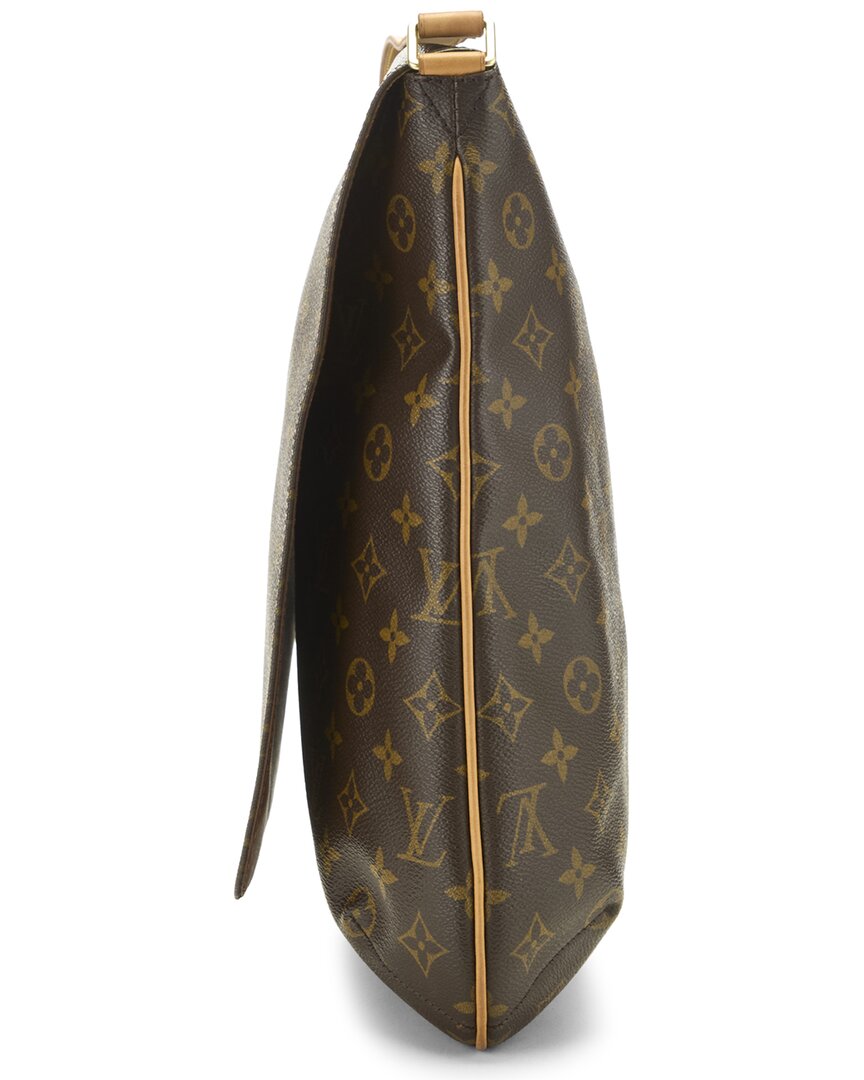 Louis Vuitton Louis Vuitton Brown Monogram Coated Canvas & Vachetta Leather Musette (Authentic
