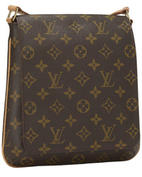 Louis Vuitton Louis Vuitton Brown Monogram Coated Canvas & Vachetta Leather Musette Salsa