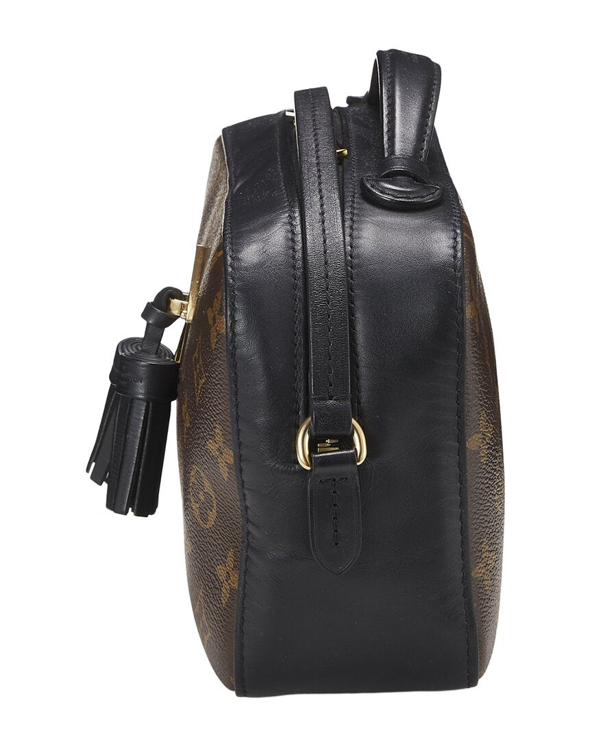 Louis Vuitton Louis Vuitton Brown Monogram Coated Canvas & Vachetta Leather Saintonge