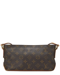 Louis Vuitton Louis Vuitton Brown Monogram Coated Canvas & Vachetta Leather Trotteur