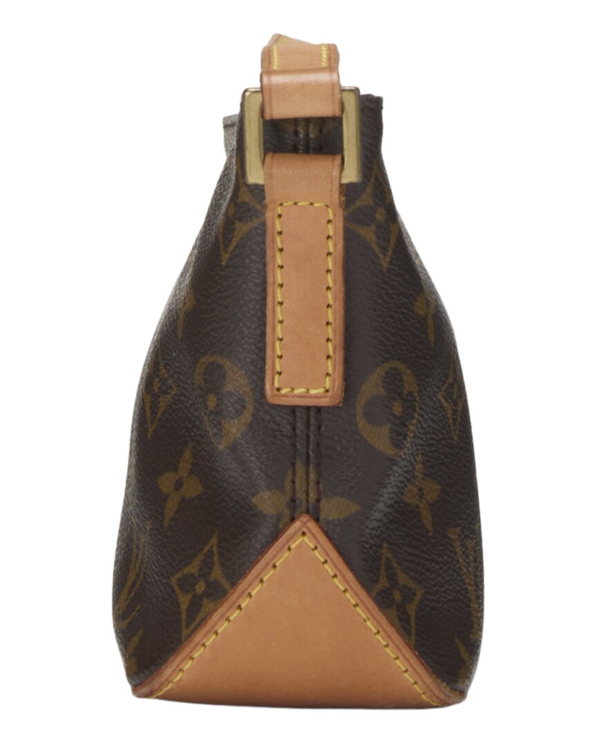 Louis Vuitton Louis Vuitton Brown Monogram Coated Canvas & Vachetta Leather Trotteur