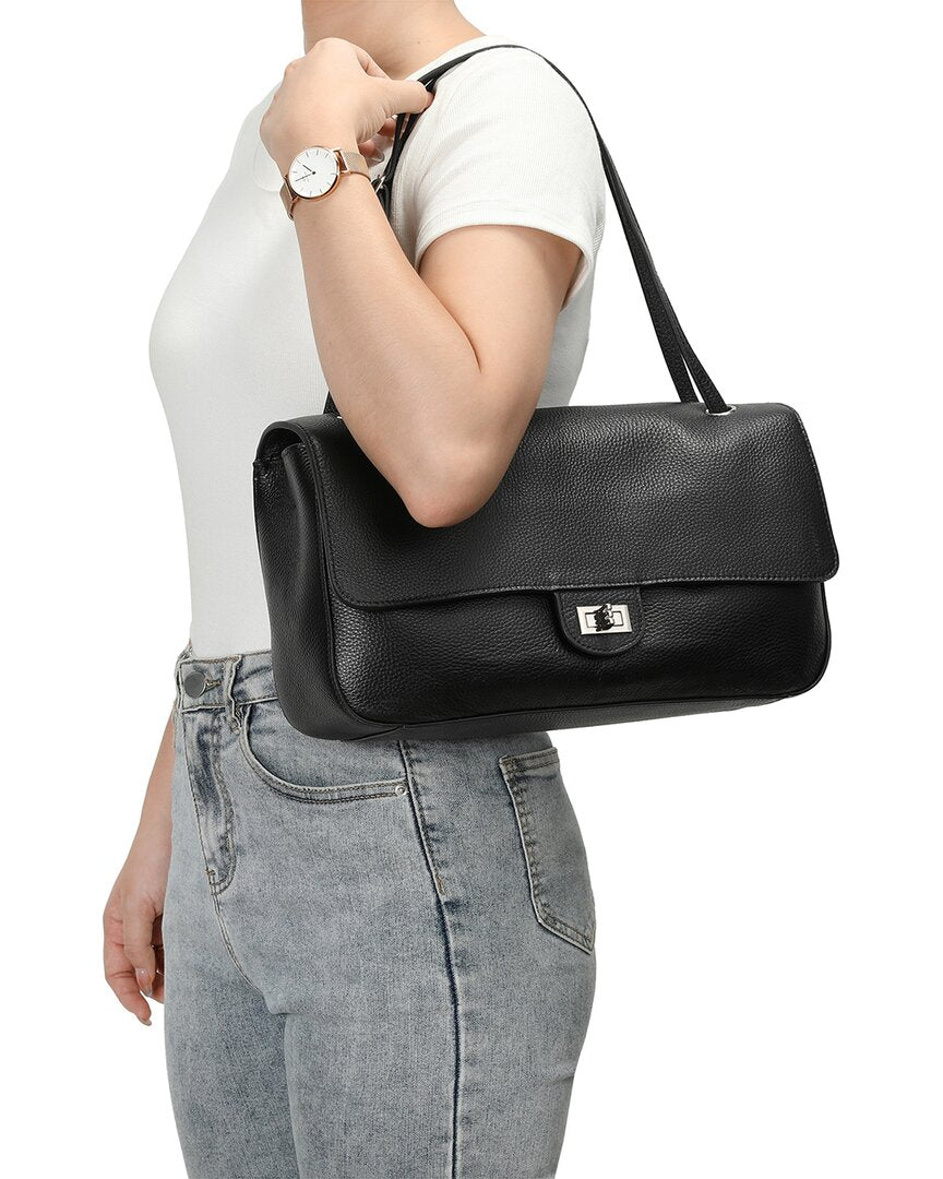 Tiffany & Fred Paris Tiffany & Fred Paris 33Cm Leather Flap Tote