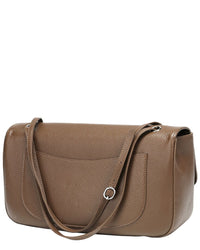 Tiffany & Fred Paris Tiffany & Fred Paris 33Cm Leather Flap Tote