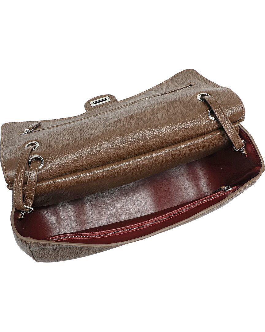 Tiffany & Fred Paris Tiffany & Fred Paris 33Cm Leather Flap Tote