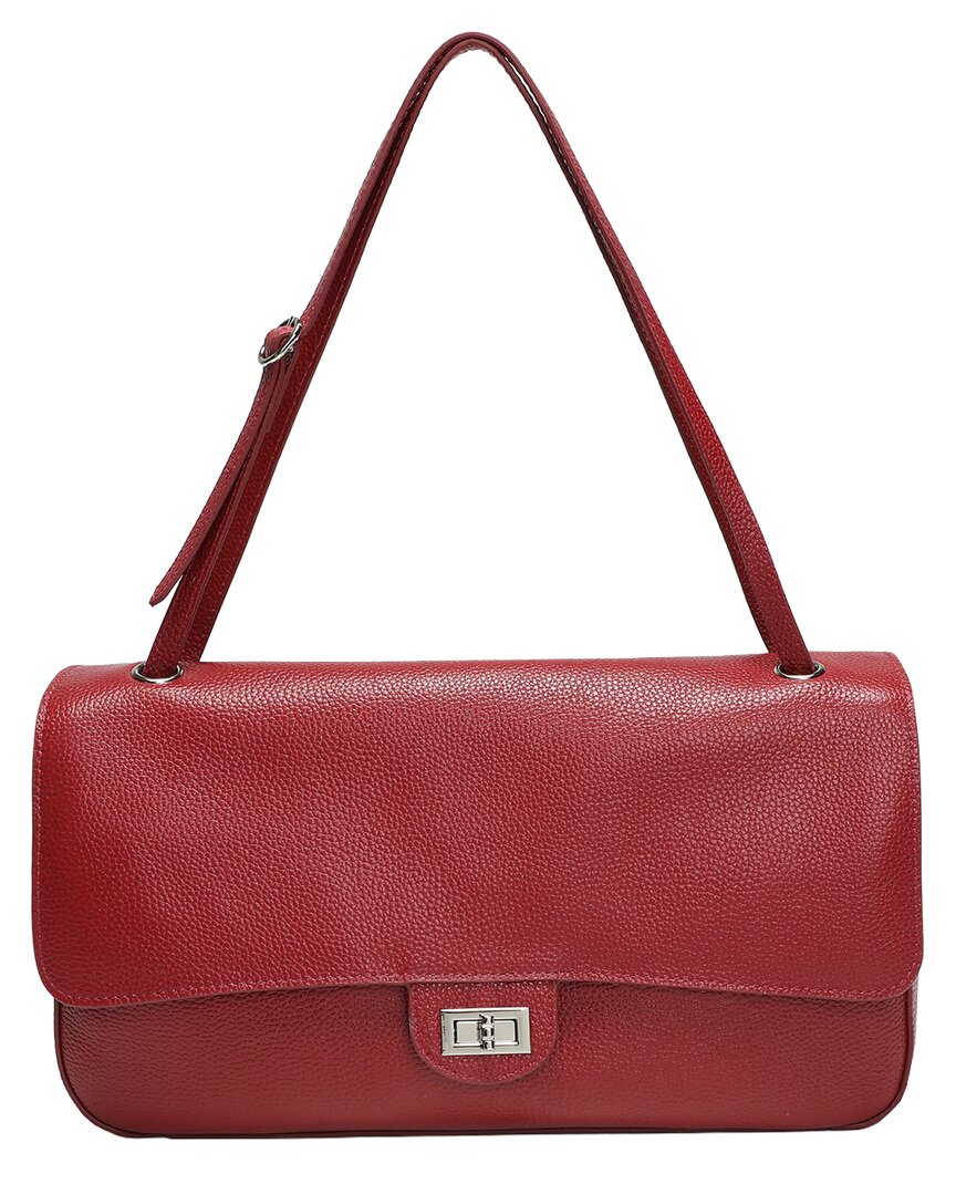 Tiffany & Fred Paris Tiffany & Fred Paris 33Cm Leather Flap Tote