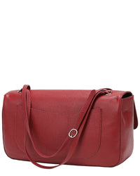 Tiffany & Fred Paris Tiffany & Fred Paris 33Cm Leather Flap Tote