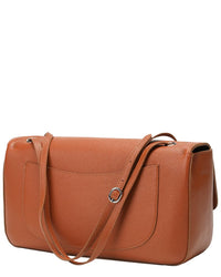 Tiffany & Fred Paris Tiffany & Fred Paris 33Cm Leather Flap Tote
