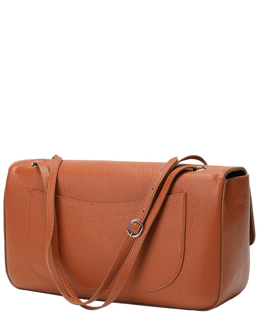 Tiffany & Fred Paris Tiffany & Fred Paris 33Cm Leather Flap Tote