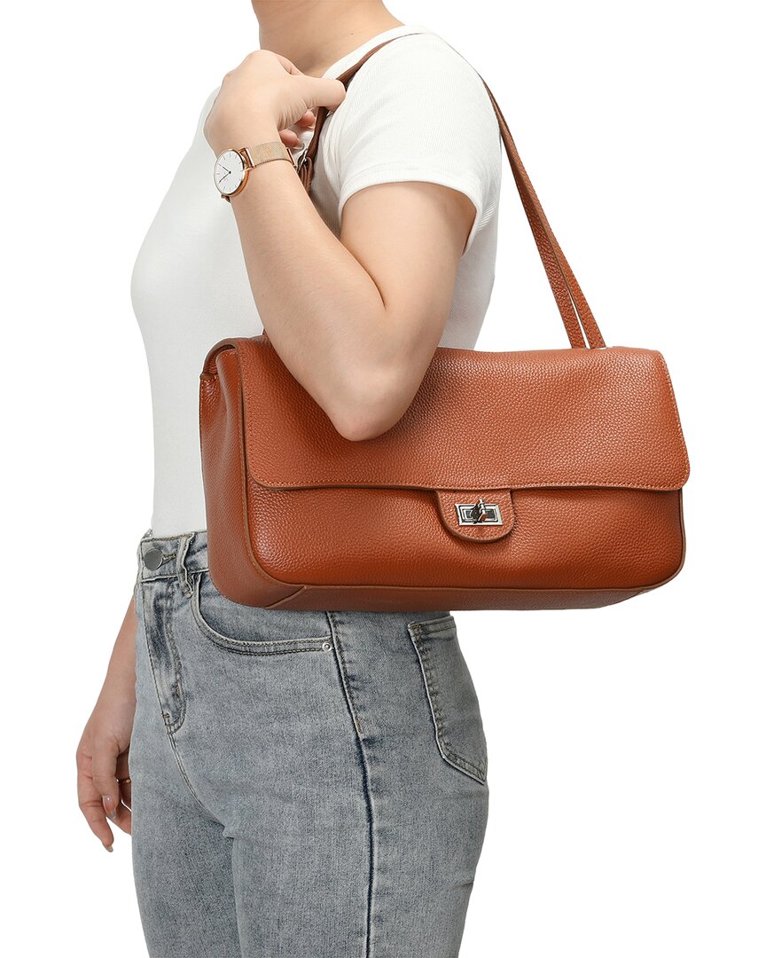 Tiffany & Fred Paris Tiffany & Fred Paris 33Cm Leather Flap Tote