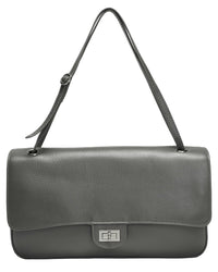 Tiffany & Fred Paris Tiffany & Fred Paris 33Cm Leather Flap Tote