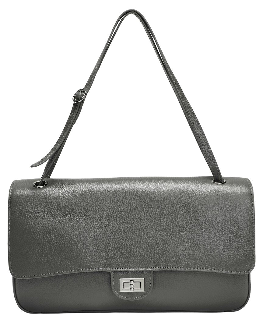 Tiffany & Fred Paris Tiffany & Fred Paris 33Cm Leather Flap Tote