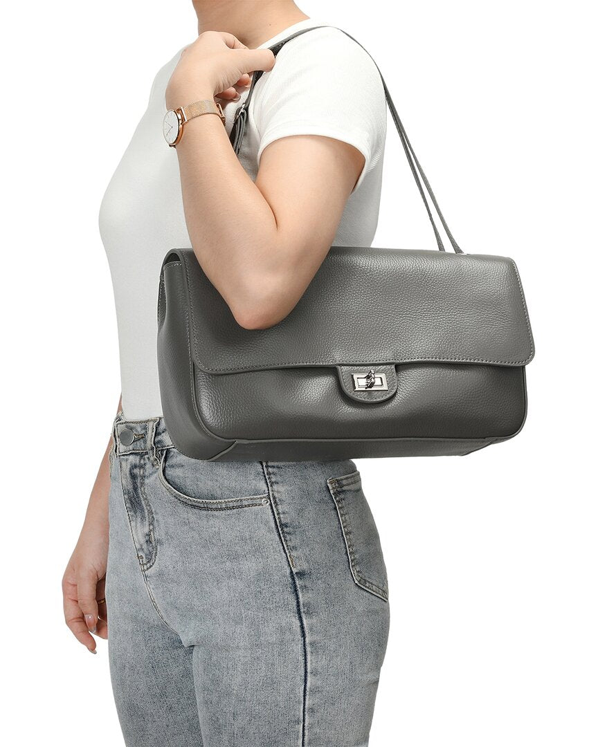 Tiffany & Fred Paris Tiffany & Fred Paris 33Cm Leather Flap Tote