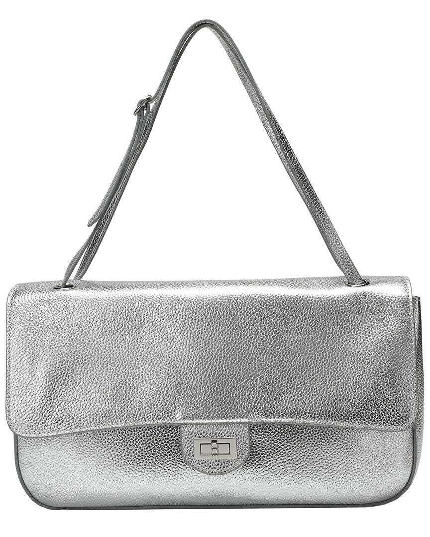 Tiffany & Fred Paris Tiffany & Fred Paris 33Cm Leather Flap Tote