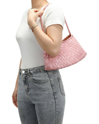 Tiffany & Fred Paris Tiffany & Fred Paris Hand-Woven Leather Shoulder Bag