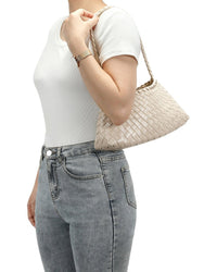Tiffany & Fred Paris Tiffany & Fred Paris Hand-Woven Leather Shoulder Bag