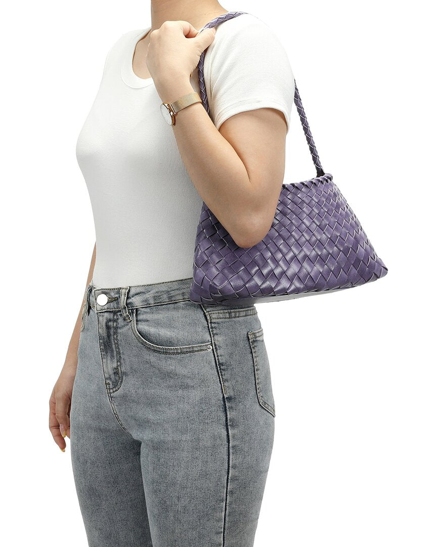 Tiffany & Fred Paris Tiffany & Fred Paris Hand-Woven Leather Shoulder Bag