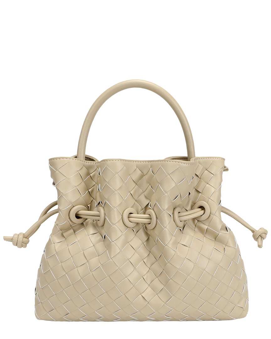 Tiffany & Fred Paris Tiffany & Fred Paris Hand-Woven Leather Drawstring Satchel