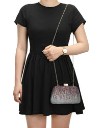 Tiffany & Fred Paris Tiffany & Fred Paris Gradient Crystal Clutch