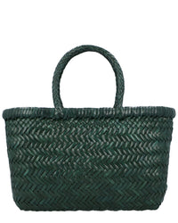 Dragon Diffusion Dragon Diffusion B Weave Small Leather Top Handle Bag