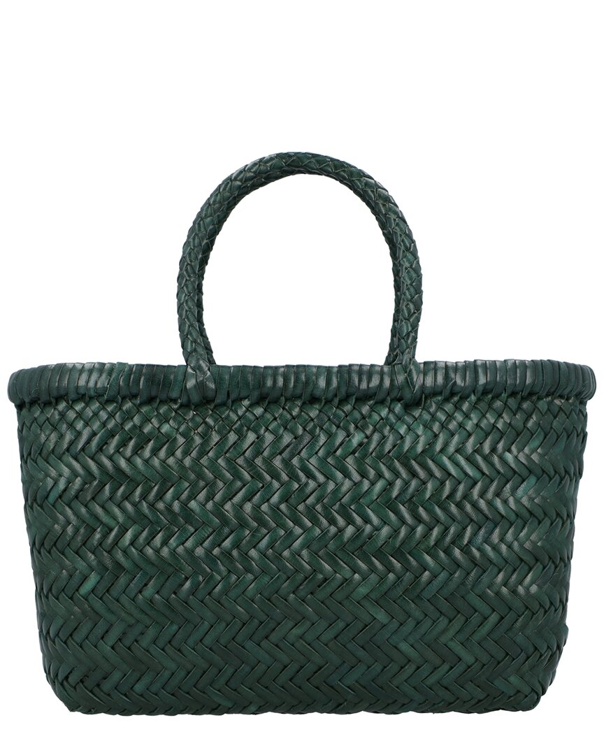 Dragon Diffusion Dragon Diffusion B Weave Small Leather Top Handle Bag