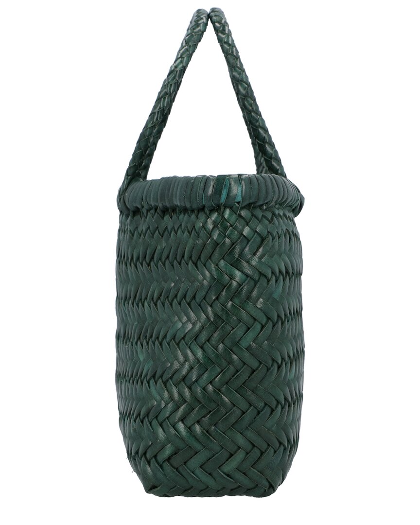 Dragon Diffusion Dragon Diffusion B Weave Small Leather Top Handle Bag