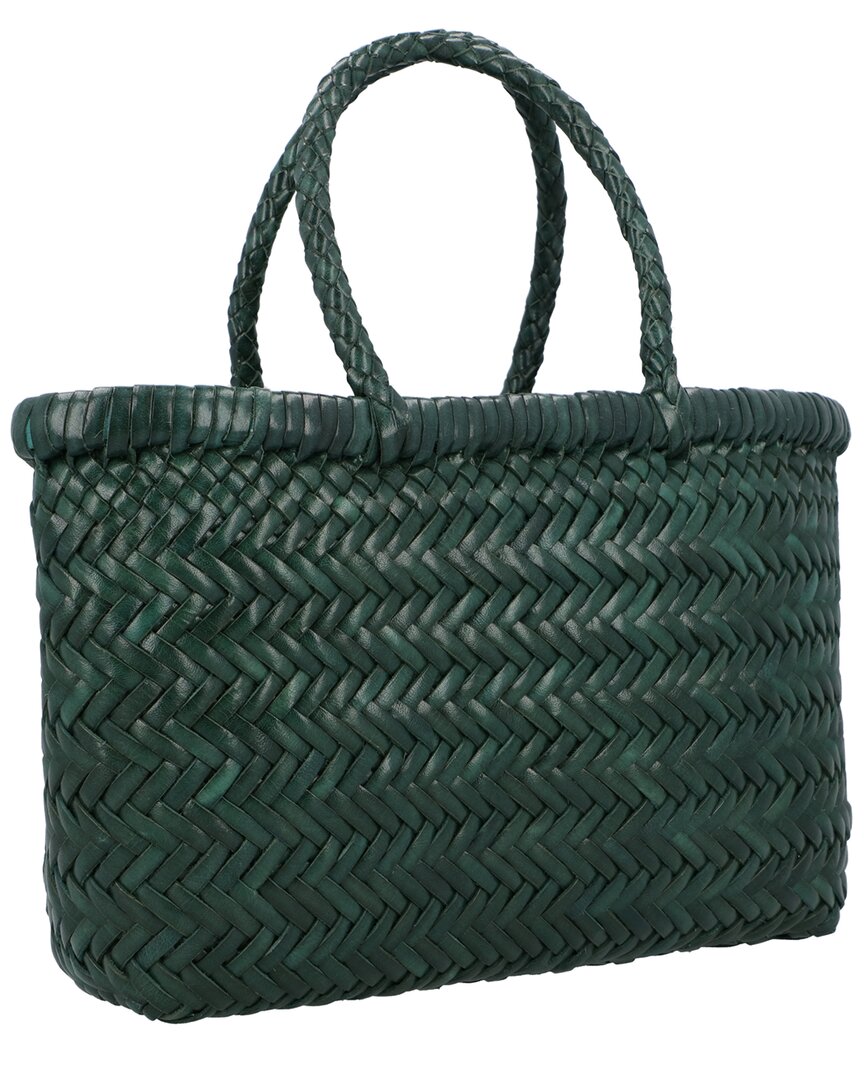 Dragon Diffusion Dragon Diffusion B Weave Small Leather Top Handle Bag