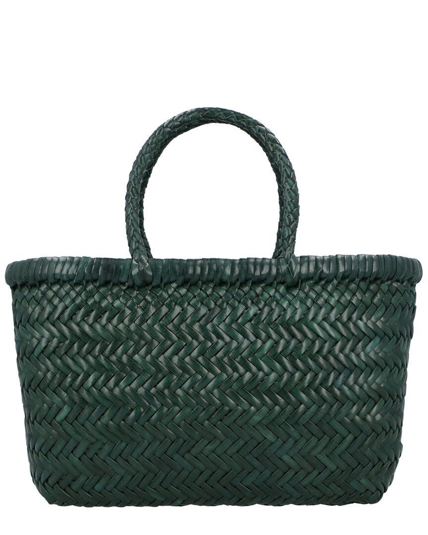 Dragon Diffusion Dragon Diffusion Mini Flat Gora Leather Top Handle Bag