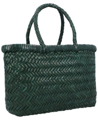 Dragon Diffusion Dragon Diffusion Mini Flat Gora Leather Top Handle Bag