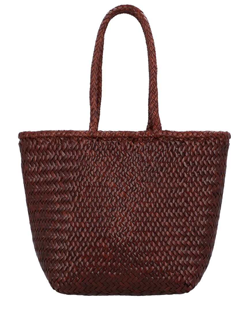Dragon Diffusion Dragon Diffusion Grace Basket Small Leather Top Handle Bag