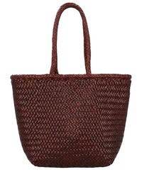 Dragon Diffusion Dragon Diffusion Grace Basket Small Leather Top Handle Bag