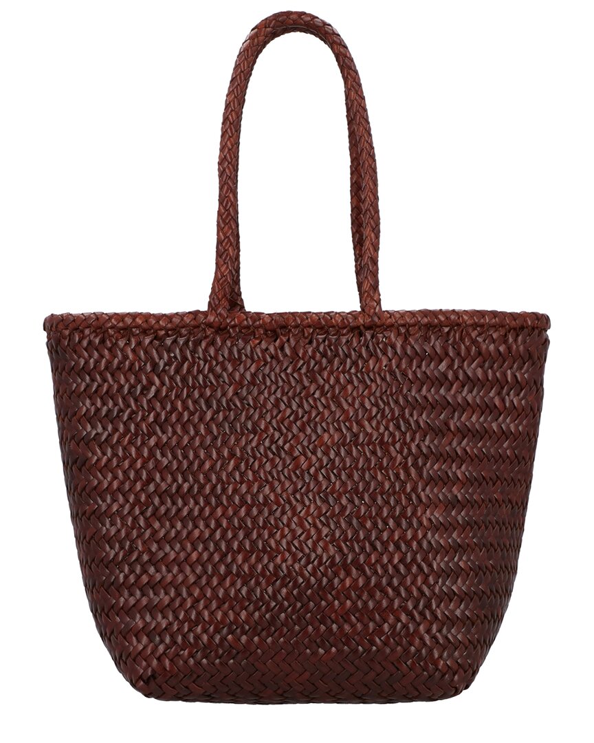 Dragon Diffusion Dragon Diffusion Grace Basket Small Leather Top Handle Bag