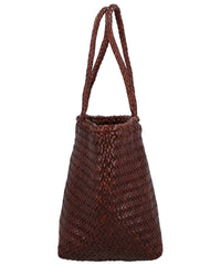 Dragon Diffusion Dragon Diffusion Grace Basket Small Leather Top Handle Bag