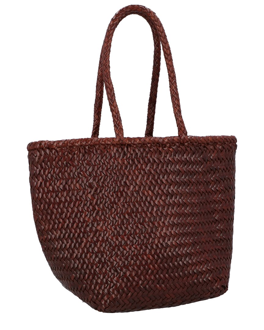 Dragon Diffusion Dragon Diffusion Grace Basket Small Leather Top Handle Bag