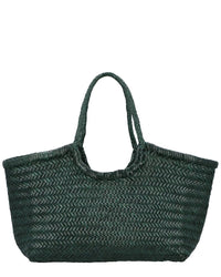 Dragon Diffusion Dragon Diffusion Grace Basket Small Leather Top Handle Bag
