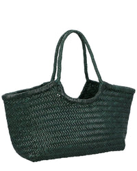 Dragon Diffusion Dragon Diffusion Grace Basket Small Leather Top Handle Bag