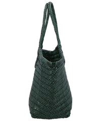 Dragon Diffusion Dragon Diffusion Grace Basket Small Leather Top Handle Bag