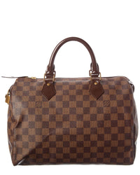Louis Vuitton Louis Vuitton Brown Damier Ebene Speedy Nm 30 (Authentic Pre-Loved)