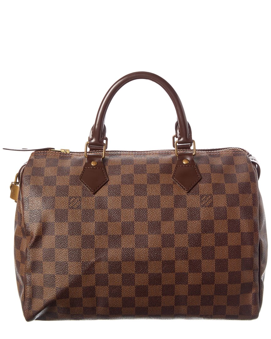 Louis Vuitton Louis Vuitton Brown Damier Ebene Speedy Nm 30 (Authentic Pre-Loved)