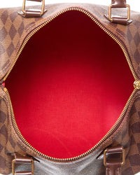 Louis Vuitton Louis Vuitton Brown Damier Ebene Speedy Nm 30 (Authentic Pre-Loved)