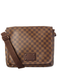 Louis Vuitton Louis Vuitton Brown Damier Ebene Brooklyn Mm (Authentic Pre-Loved)