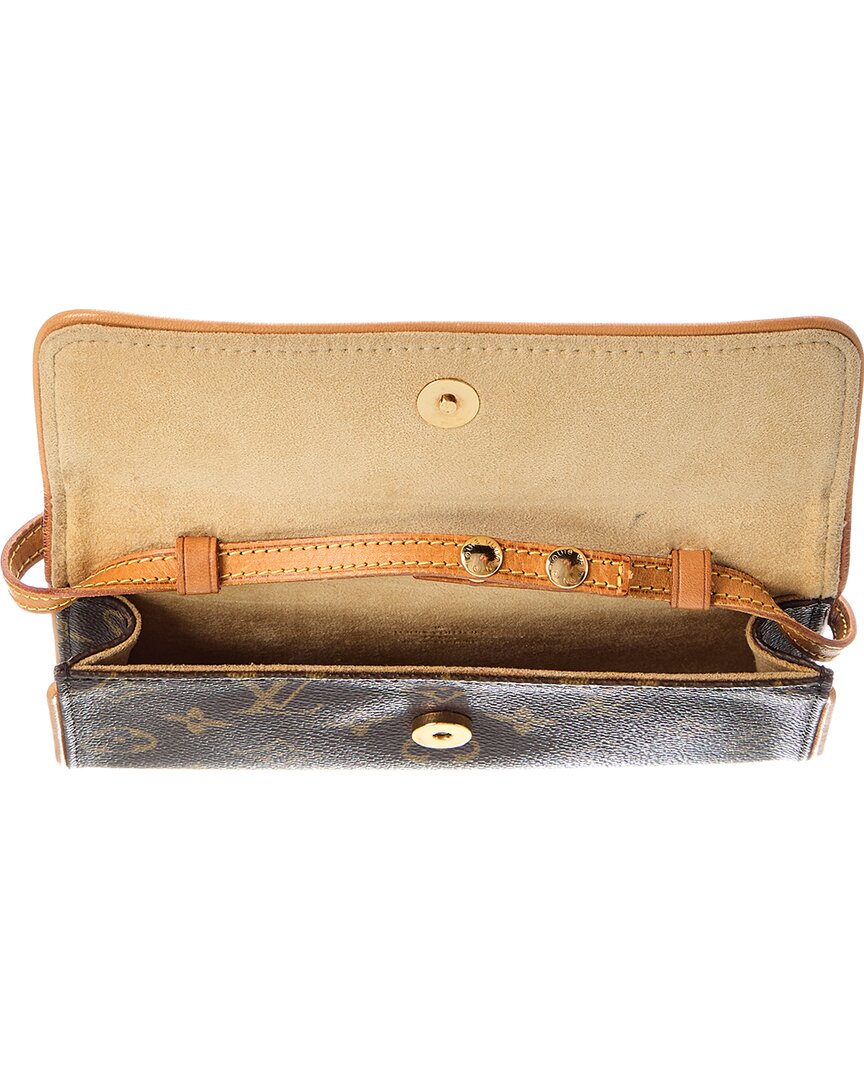 Louis Vuitton Louis Vuitton Brown Monogram Canvas Pochette Twin Pm (Authentic Pre-Loved)