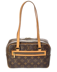 Louis Vuitton Louis Vuitton Brown Monogram Canvas Cite Mm (Authentic Pre-Loved)
